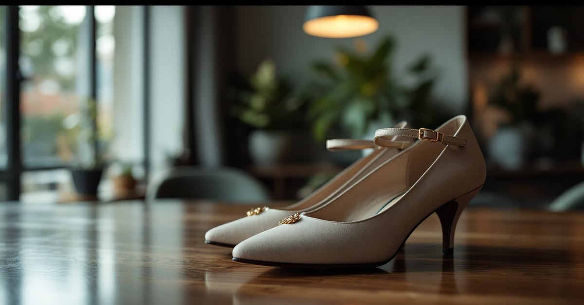 Chaussures mariage femme élégantes à talons blancs pour le grand jour