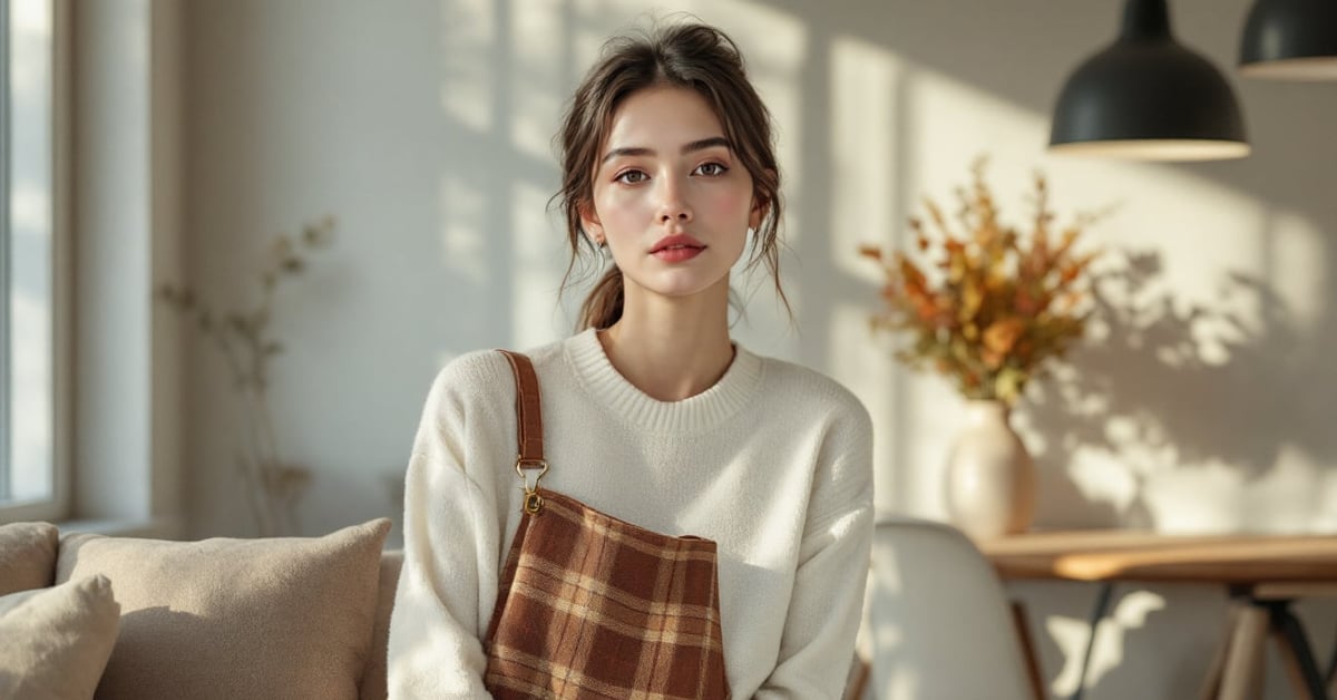 Style vestimentaire affirmé : tenue moderne et soignée exprimant une identité personnelle forte