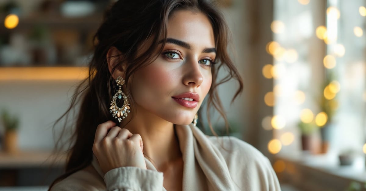Bijoux argent femme : collier, bagues et bracelets en argent élégants sur fond neutre