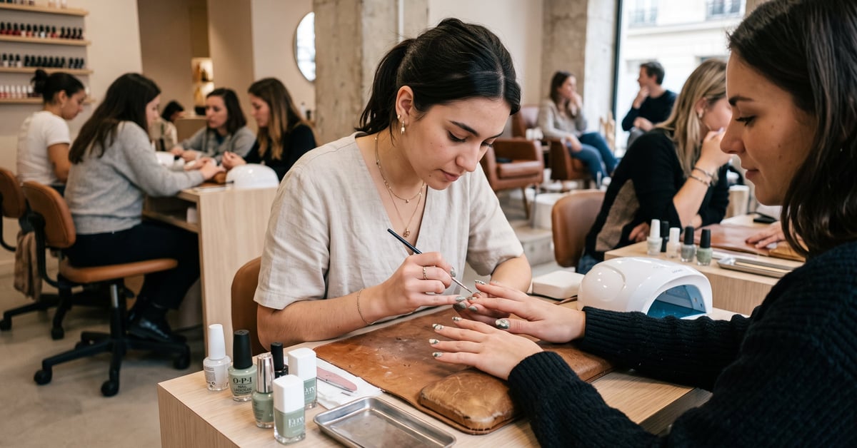 Tendance onglerie 2024 : ongles soignés aux finitions modernes, reflet des styles incontournables de l'année